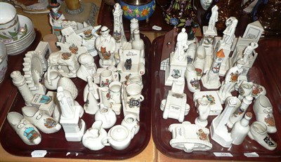 Lot 40 - Approximately thirty four pieces of Willow Art crested china and approximately thirty two pieces of