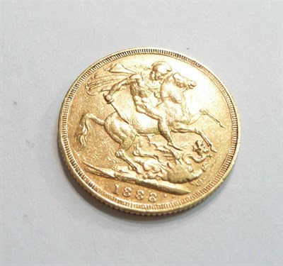 Lot 96 - An 1888 full sovereign coin