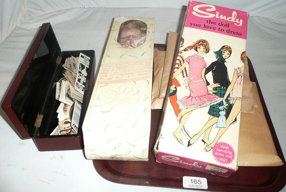 Lot 165 - Boxed Sindy doll, cigarette cards, etc
