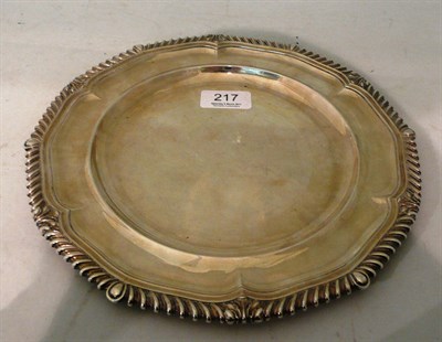 Lot 217 - A Paul Storr silver plate