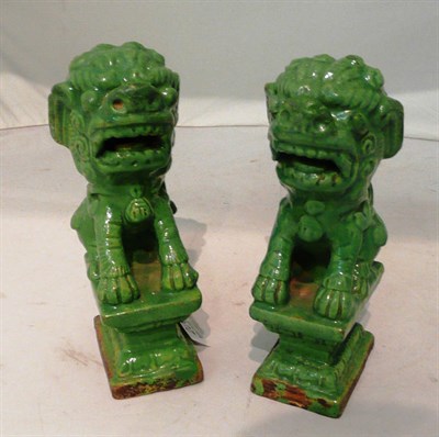 Lot 226 - Pair of Chinese dogs