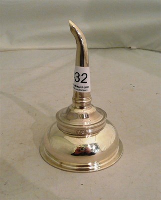 Lot 432 - Silver wine funnel