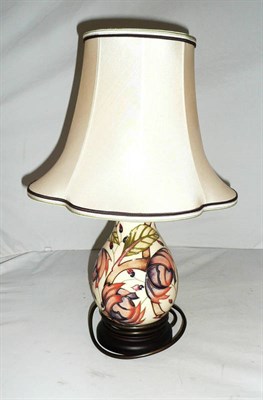 Lot 469 - Moorcroft lamp