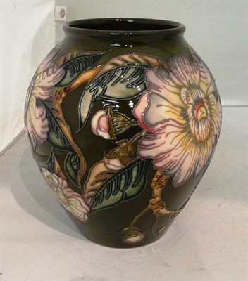 Lot 470 - A Moorcroft 'Gustavia Augustia' vase