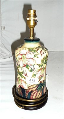 Lot 472 - A Moorcroft 'Hellebore' L98/8 lamp