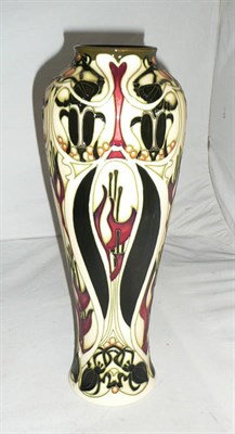 Lot 484 - A Moorcroft 'The Gardeners' 121/14 vase signed Kerry Goodwin, numbered 30/200