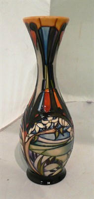 Lot 486 - A Moorcroft 'Vale Of Aire' vase by Emma Bossons, numbered 7/150