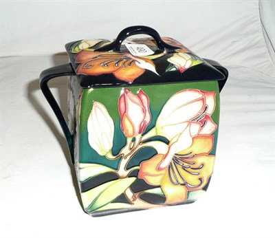 Lot 490 - A Moorcroft 'Pencarrow' twin-handled jar and cover signed Emma Bossons, numbered 355