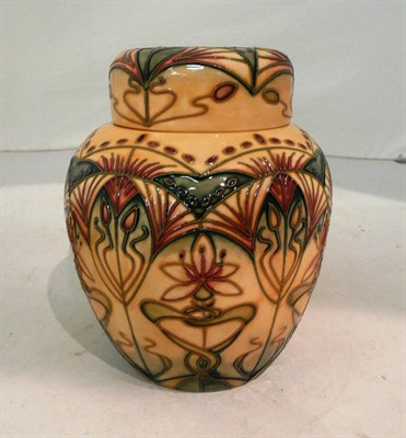 Lot 506 - A Moorcroft 'Star Of Bethlehem' ginger jar and cover designed by Rachel Bishop, numbered 121/250