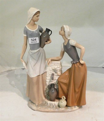 Lot 524 - Nao group modelled as two young girls at the water pump