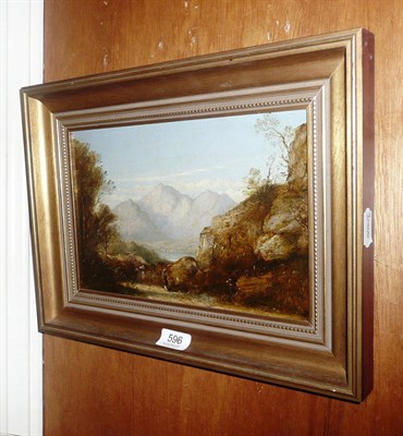 Lot 596 - J B Howard, view of Skiddaw, oil on canvas, circa 1848