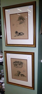 Lot 600 - Set of three dog prints