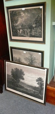 Lot 625 - Five black and white engravings