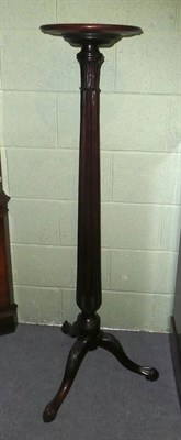 Lot 646 - Mahogany torchere