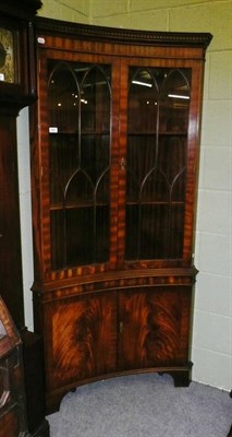 Lot 647 - Reproduction corner cabinet