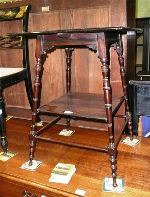 Lot 666 - Rosewood two tier occasional table