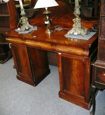 Lot 679 - Victorian mahogany sideboard