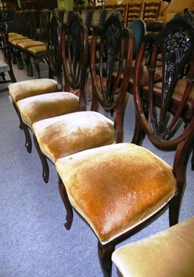 Lot 706 - Four Edwardian side chairs