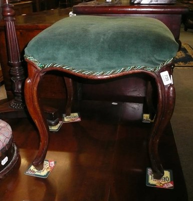 Lot 739 - Square stool