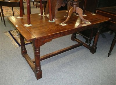 Lot 749 - Oak Multiyork refectory table