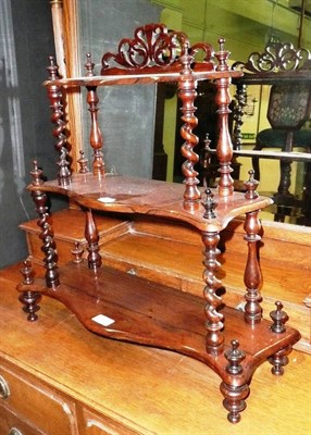 Lot 757 - Rosewood shelves