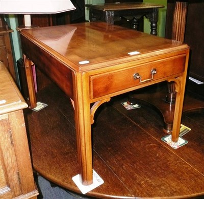 Lot 760 - Single drawer low coffee table