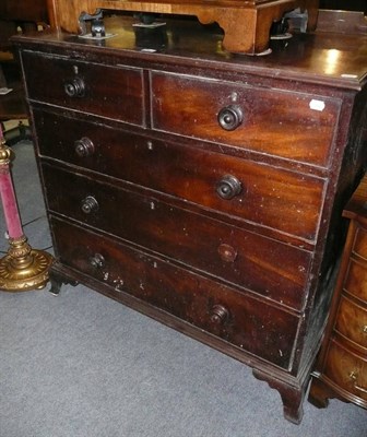 Lot 767 - Victorian mahogany four height chest of drawers