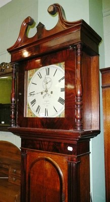 Lot 775 - An oak and mahogany eight day longcase clock, `Simpson, Lancaster`