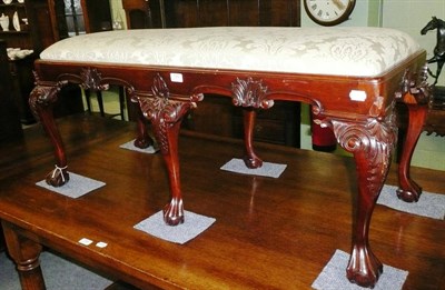 Lot 789 - Mahogany stool