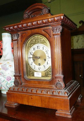 Lot 790 - A quarter chiming table clock movement stamped 'Junghans'