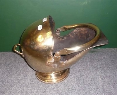 Lot 819 - Brass coal scuttle