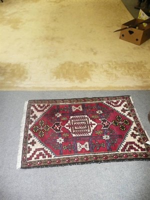 Lot 833 - Chinese yellow ground rug and a prayer rug