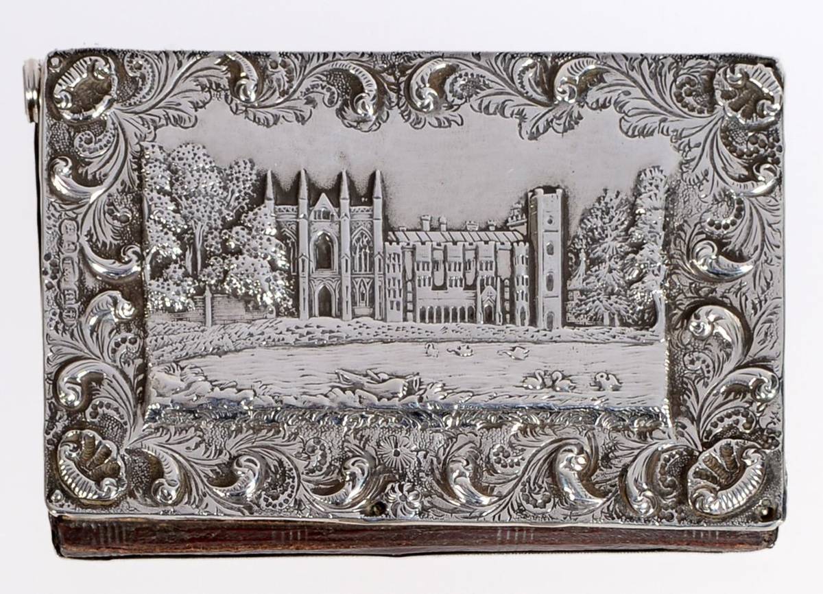 Lot 366 - A William IV Silver  "Castle Top " Aide Memoire, Taylor & Perry (John Taylor & John Perry),...