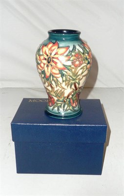 Lot 42 - Moorcroft Spike pattern vase, designed by Rachel Bishop