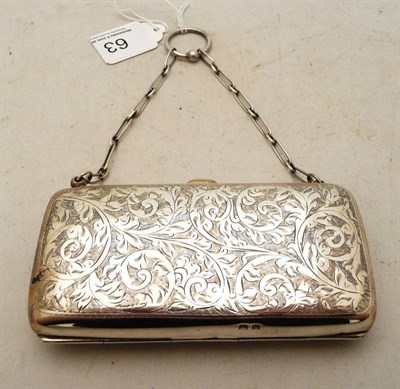 Lot 63 - Silver purse
