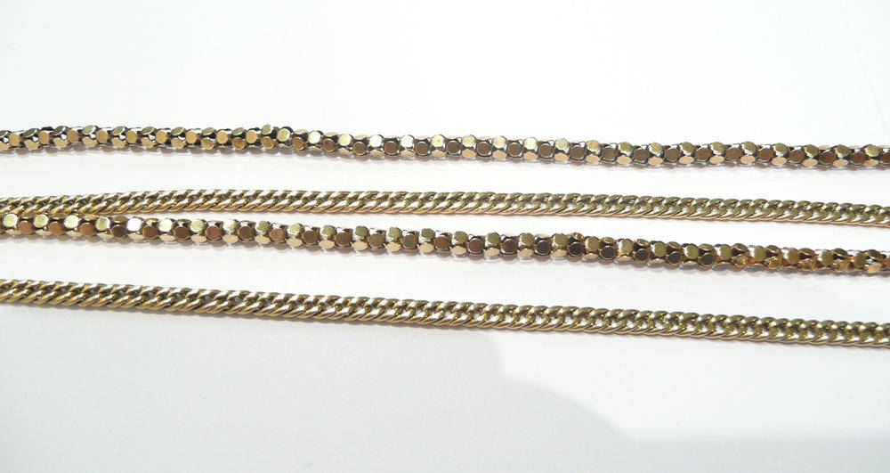 Lot 80 - Two muff chains