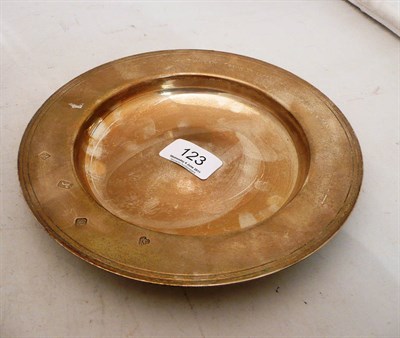 Lot 123 - A silver dish, approx 12oz