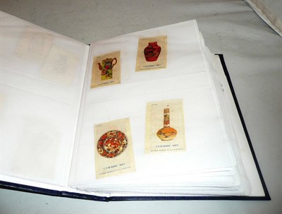 Lot 130 - Album of forty eight silk cigarette cards