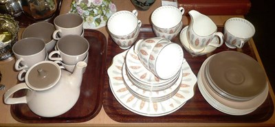 Lot 132 - A Royal Albert 'Safari' tea set and a Poole tea set