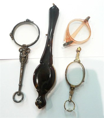 Lot 205 - Four pairs of longnettes