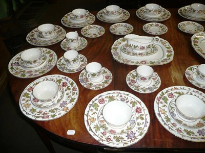 Lot 392 - Royal Worcester Virginia dinner and tea service