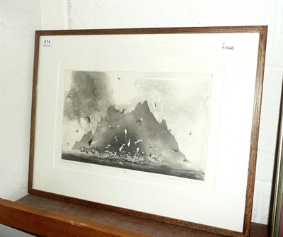 Lot 414 - An etching 'Study of Sunlight, Co Kerry', no. 45/90