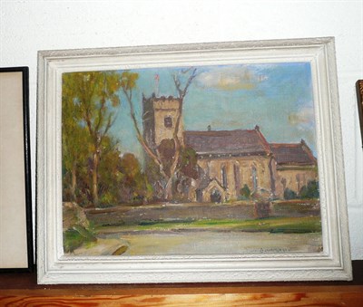 Lot 419 - Owen Bowen, picture of Collingham Church