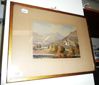 Lot 426 - 19th century panoramic view of Grassmere