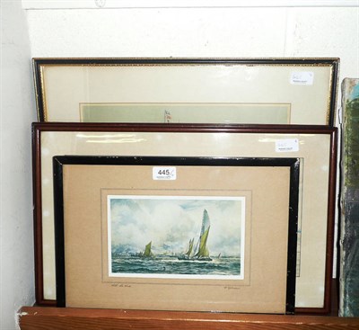 Lot 445 - Four prints of shipping subjects