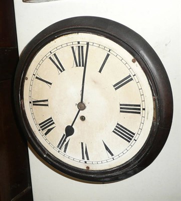 Lot 465 - A single fusee wall clock