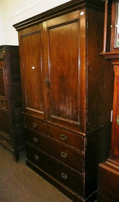 Lot 484 - 19th century pine press