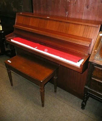 Lot 505 - A Kemble upright piano and stool