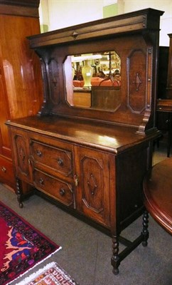 Lot 510 - 1920's mirror back sideboard