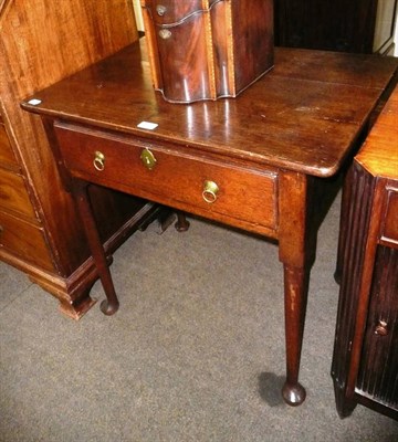 Lot 524 - George I oak lowboy